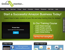 Tablet Screenshot of onlinesalesmentor.com